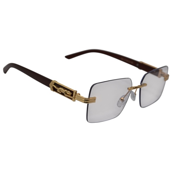 Cartier Accessories - Cartier Oversized Glasses | Gold & Burgundy | Used – Like New | Transitions + BB